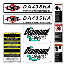 IMT DA435HA Decal Kit Air Compressor