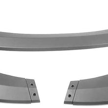 IKON MOTORSPORTS | Front Bumper Lip Compatible With 20-21 Toyota Corolla LE | Matte Black Guard Protection Finisher Under Chin Spoiler