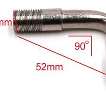 UTSAUTO Dually Valve Stem Extenders 5Pcs,6" Straight Metal Dual Wheel Valve Stem Extension Adapter for RV Tires, Truck, Motorhome, Coach, Pickup, Motorcycle, Bike, Trailer