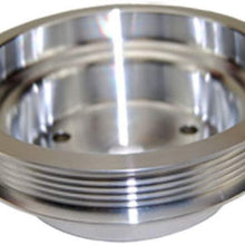 Pirate Mfg SBC Chevy 283-400 Machined Aluminum SWP Serpentine Crankshaft Pulley