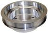 Pirate Mfg SBC Chevy 283-400 Machined Aluminum SWP Serpentine Crankshaft Pulley