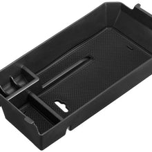 JoyTutus Center Console Organizer Tray Armrest Storage Box Container Fits Mercedes Benz C GLC Class W205 2015-2019