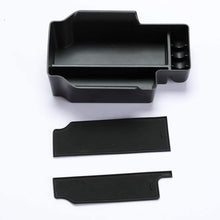 ROCCS Center Console Organizer Insert ABS Black Materials Tray for Chevy Colorado/GMC Canyon 2015-2019 Truck Armrest Storage Box Compartment