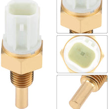 Qiilu Car Coolant Temperature Sensor, 37870-PNA-003 Water Coolant Temperature Sensor Fit for Honda Civic Accord Acura