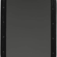ToughGrade Black RV Window 12" X 18" X 1 1/2" Includes Mounting Ring
