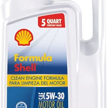 Formula Shell 550045245 5W-30 Motor Oil (GF-5, 5qt. Jug), 160. Fluid_Ounces