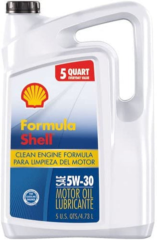 Formula Shell 550045245 5W-30 Motor Oil (GF-5, 5qt. Jug), 160. Fluid_Ounces