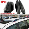 Roof Rack Rail End Cover Shell Replace Kit Compatible with Toyota Prado Fj120 2003-2009 4PCS