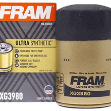 FRAM Ultra Synthetic Automotive Replacement Oil Filter, Designed for Synthetic Oil Changes Lasting up to 20k Miles, XG3980 with SureGrip (Pack of 1)