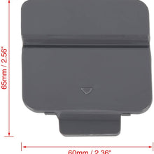 X AUTOHAUX Car Rear Tow Hook Cover Cap for BMW 550i 2006-2007 51127119151