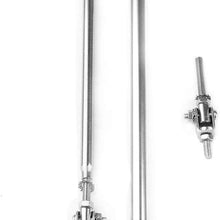 2X Adjustable 3.94"-9" Inch Sliver Tie Bar Support Rods Fit for Any Cars SUVs and Trucks