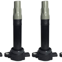 Ignition Coil Pack Set of 6 - Compatible with Dodge & Chrysler V6 2.5L 2.7L 3.5L Vehicles - Replaces 4606869AA - Fits Magnum, Charger, Nitro, Challenger, 300-2006, 2007, 2008, 2009, 2010
