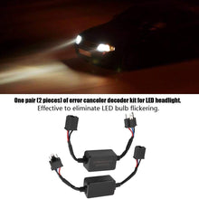 NHULOAN- C18 H4 2 Pcs Led Headlight Decoder Anti-Flicker Resistor Error Canceler Decoder Kit For Led Headlight Abs Dc12-24V Car Light