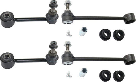 Sway Bar Link Compatible with 2007-2017 Jeep Wrangler (JK) Set Of 4 Front And Rear Right or Left Side