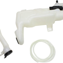 Windshield Washer Tank Assembly compatible with Volt 11-12 W/Pump Inlet Cap and Sensor