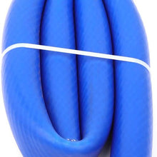 AUTOMUTO Radiator Hose Kit Fit for 3 ft 7/8 ID FlexFab 5526 Blue Silicone Heater Hose 22mm 350F Radiator Coolant .88