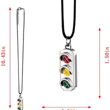 Car Pendant Mini Metal Hanging Decoration Chain Accessories car Charm Pendant car Pendant Luxury car Rear View Pendant car Ornaments for The Rear View Mirror (Traffic Light)