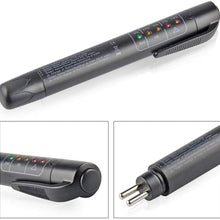 FEENNG Brake Fluid Tester, Automotive Shop Tools Diagnostic Testing Tool Auto Brakes Calibrated with 5 LED Indicator Brake Fluid Oil Detection Mini Pen Liquid Moisture Water Tester Tool for DOT3 DOT4