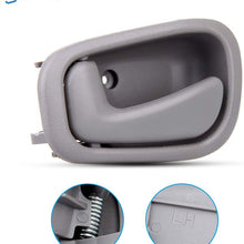 ECCPP Door Handles Interior Inside Inner Front Rear Passenger Driver Side for 1998 1999 2000 2001 2002 Toyota Corolla Gray(4pcs)