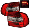 Spyder 5007087 Porsche Cayenne 03-07 LED Tail Lights - Red Clear