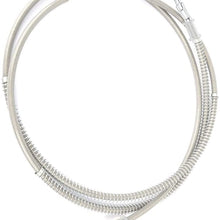 ZENITHKE gray Motorcycle Braided Steel Brake Clutch Oil Hoses Line Pipe (Oil Hose Length 200cm)
