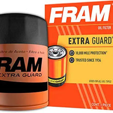 FRAM Extra Guard PH2870A, 10K Mile Change Interval Spin-On Oil Filter