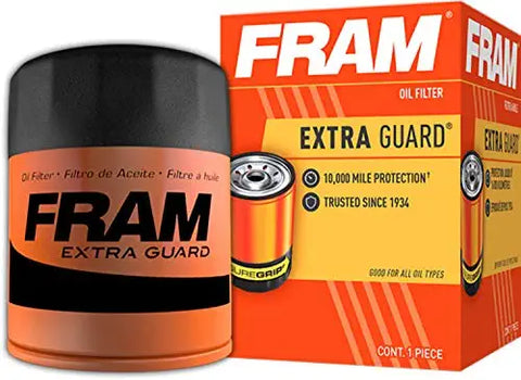 FRAM Extra Guard PH3980, 10K Mile Change Interval Spin-On Oil Filter