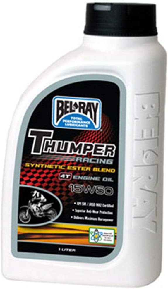 BEL RAY LUBRICANT Thumper Racing Synthetic Ester Blend 4T Engine Oil - 15W50 - 1L.
