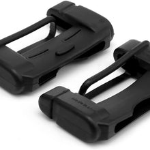AOZBZ 2pcs Universal Car Safety Belt Buckle Covers Anti-Scratch Silicon Seat Belt Buckle Protector Interior Accessories