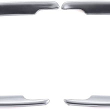 9 MOON Matt Chrome Headlight Switch Frame Trim for BMW for BMW X5 F15 2014 2015 F30 F31 F32 F34 3 4 Series (Fits: BMW)