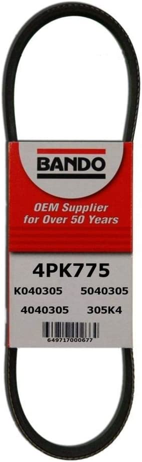 Bando 4PK780 OEM Quality Serpentine Belt (4PK775)