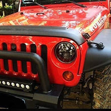 iJDMTOY (2) H4-To-H13 Compatible With Jeep Wrangler JK Anti-Flicker Decoders Fit Any 7-Inch Round LED Headlight Systems