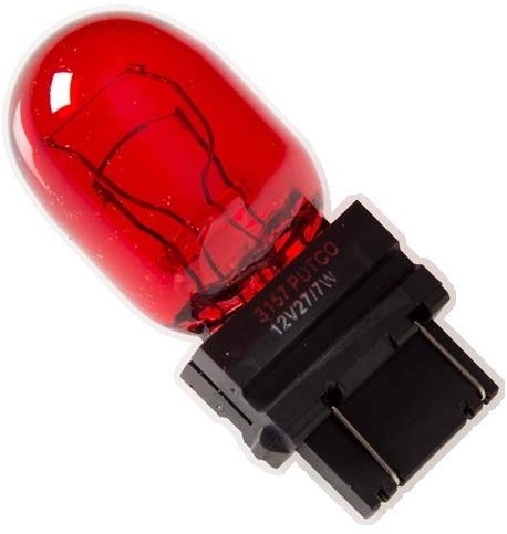 Putco 213157R Mini-Halogen Bulb - Mega Red - 3157 (Pair)