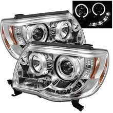 Spyder Auto PRO-YD-TT05-HL-C Toyota Tacoma Chrome Halo LED Projector Headlight with Replaceable LEDs