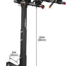 IKURAM 3 Bike Rack Bicycle Carrier Racks Hitch Mount Double Foldable Rack for Cars, Trucks, SUV's and minivans with a 2" Hitch Receiver