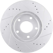 Aintier Front Drilled Slotted Brake Rotors fit for 2003-2004 for Infiniti M45,2002-2006 for Infiniti Q45,2004-2009 2011-2017 for Nissan Quest