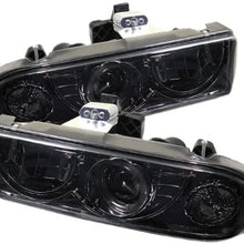 Spyder Auto PRO-YD-CS1098-SMC Chevy S10/Chevy Blazer Smoke Halo Projector Headlight