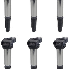 JDMON Compatible with Ignition Coils Toyota and Lexus Camry Avalon Sienna Rav4 3.5L V6 Pack of 6 Replaces 90919-A2007 90919-A2002 90919-02251 UF487