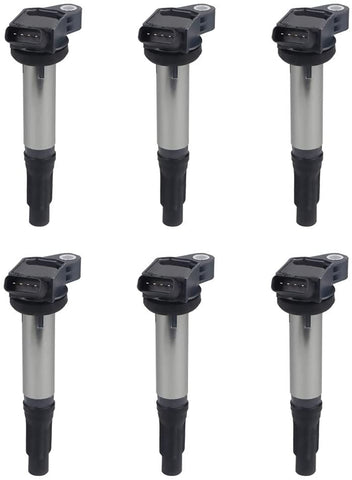 JDMON Compatible with Ignition Coils Toyota and Lexus Camry Avalon Sienna Rav4 3.5L V6 Pack of 6 Replaces 90919-A2007 90919-A2002 90919-02251 UF487