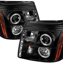 Spyder Auto 5037947 LED Halo Projector Headlights Black/Clear
