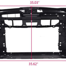 New Radiator Support Assembly Replacement Replacement for Volkswagen Beetle Hatchback 2D 2012-2016 Black