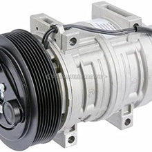 AC Compressor & 141mm 8-Groove A/C Clutch Replaces Tama TM-21 488-47244 12v Seltec Zexel Valeo Diesel Kiki - BuyAutoParts 60-02898NA NEW