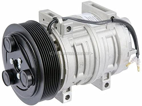 AC Compressor & 141mm 8-Groove A/C Clutch Replaces Tama TM-21 488-47244 12v Seltec Zexel Valeo Diesel Kiki - BuyAutoParts 60-02898NA NEW