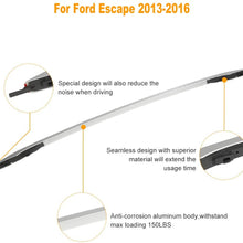NOTUDE Roof Rack Top Rails fit for Ford Escape 2013-2016 Rooftop Side Rails Cargo Carrier for Ford Escape - Max Load 150LBS (Sold as 1 Pair)