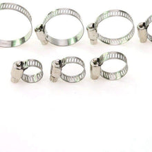 60pcs Hose Clamp Stainless Steel Set Assorted Water Fuel Tube Pipe Clip Kit