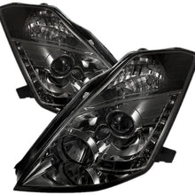 Spyder 5064752 Nissan 350Z 03-05 Projector Headlights - Halogen Model Only (Not Compatible With Xenon/HID Model) - DRL - Smoke - High H1 (Included) - Low H7 (Included) (Smoke)