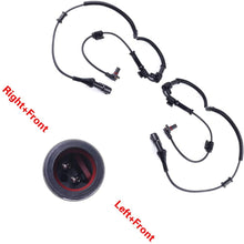 OCPTY ABS Sensor, Front Left Right Wheel Speed Sensors Fit for 2005 2006 2007 2008 2009 2010 Ford F-250 Super Duty,2005 2006 2007 2008 2009 2010 Ford F-350 Super Duty ALS505 Pack of 2