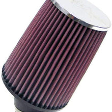 K&N Universal Clamp-On Air Filter: High Performance, Premium, Washable, Replacement Filter: Flange Diameter: 2.75 In, Filter Height: 7 In, Flange Length: 2.5 In, Shape: Round Tapered, RC-4790