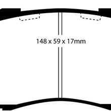 EBC Brakes DP4872R Yellowstuff Street and Track Brake Pad