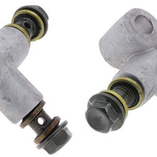 SHOUNAO 2 X 3-Way 10mm Brake Line Tee Piece Connector Brake Pipe Union TConnector